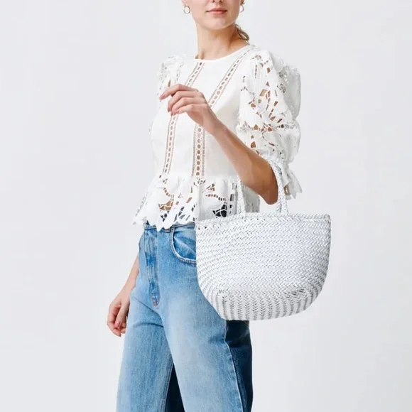 DRAGON DIFFUSION GRACE BASKET SMALL WHITE - Picture 2 of 7